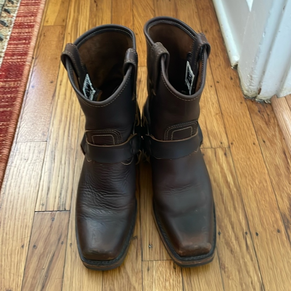 Frye Harness Boots 8R Dark Brown 7.5m